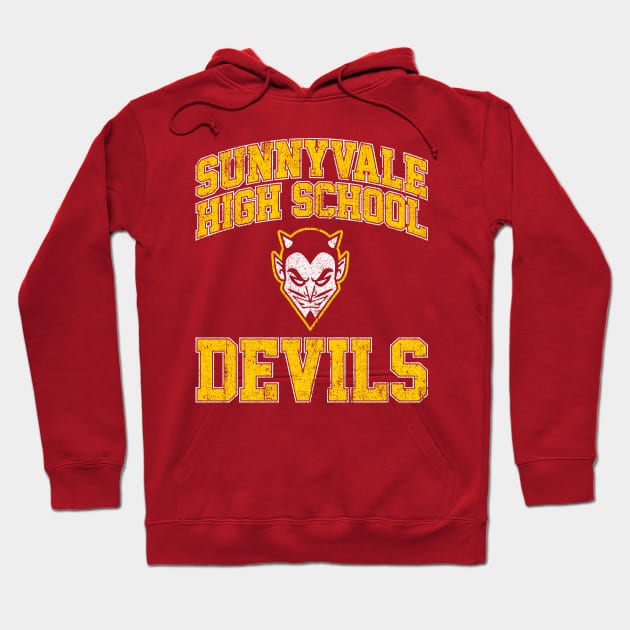 Sunnyvale High School Devils Hoodie by huckblade